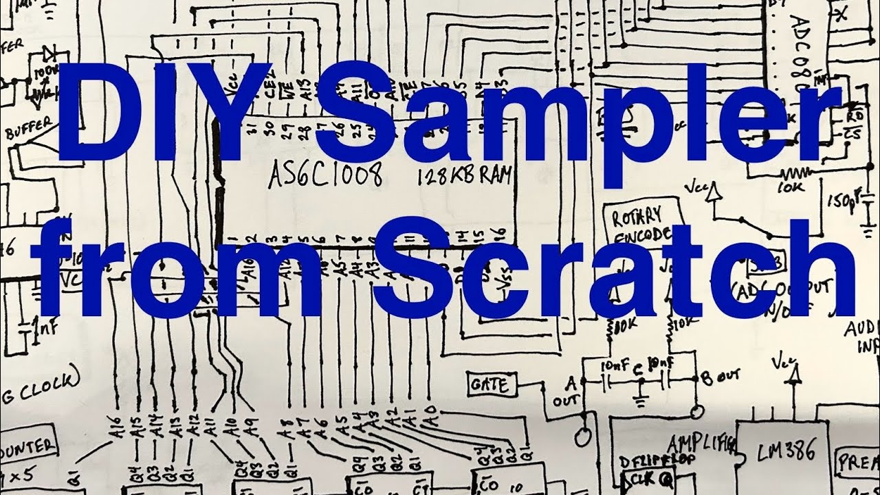DIY Digital Sampler from scratch using a RAM chip