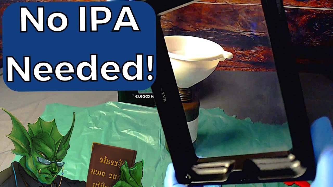 How to Clean Your Resin 3D Printing Vat and Avoid Clouding!