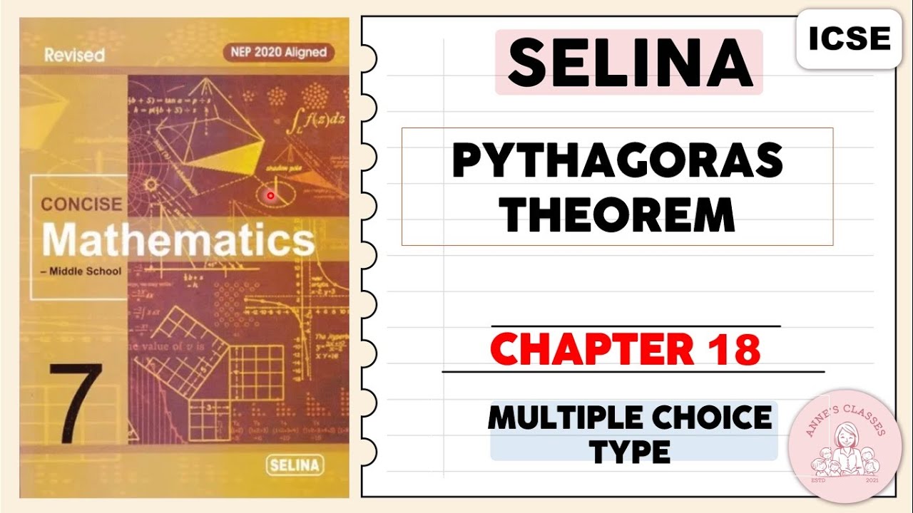 PYTHAGORAS THEOREM , MULTIPLE CHOICE TYPE.@selina