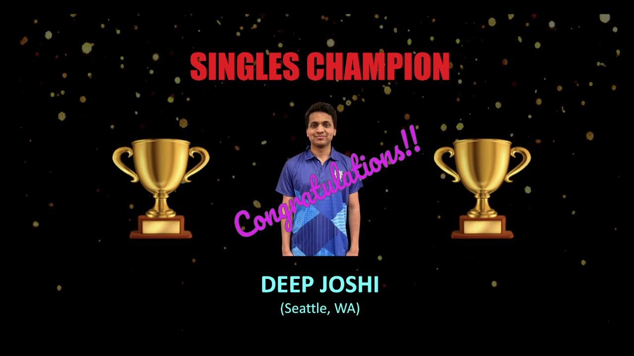 Ajay Arora vs Deep Joshi - Champions - Finals