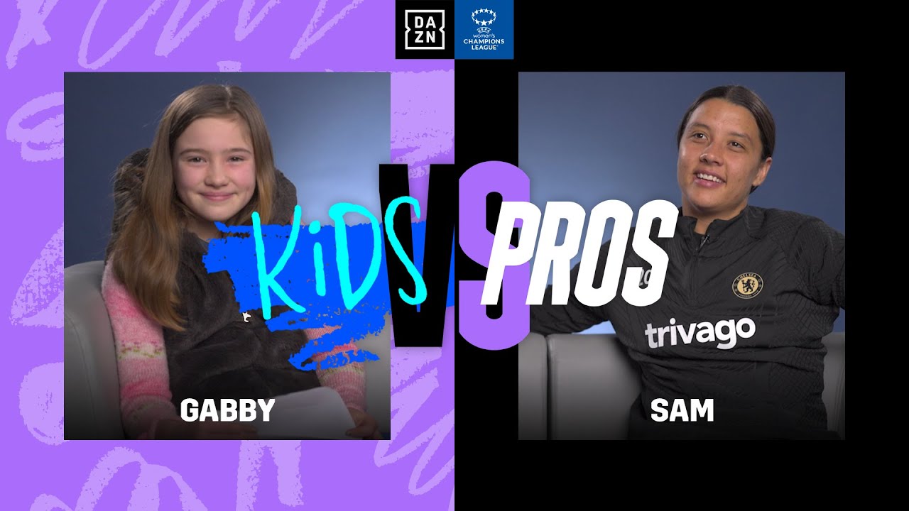 Kids vs. Pros: Sam Kerr Reveals To Gabby If Emma Hayes Is Scary 👻
