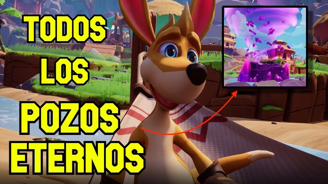 Kao The Kangaroo - Localizaciones De Todos Los Pozos Eternos [PS4]