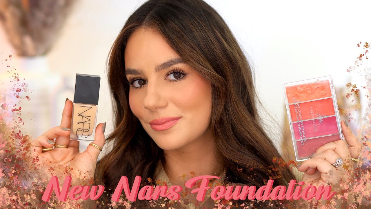 NARS LIGHT REFLECTING FOUNDATION + DANESSA MYRICS CHEEK & LIP PALETTE || All Day Wear Test