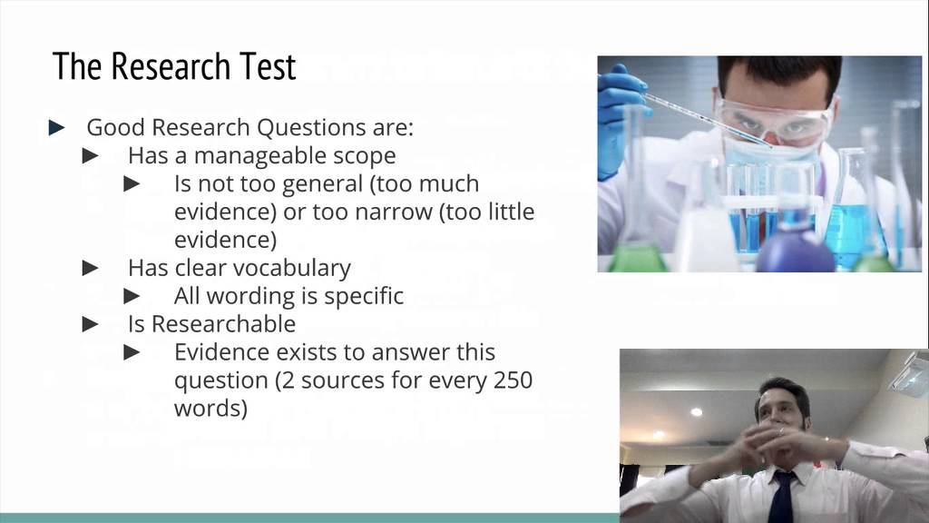 Lesson 12- Developing a Problem Statement and Research Question