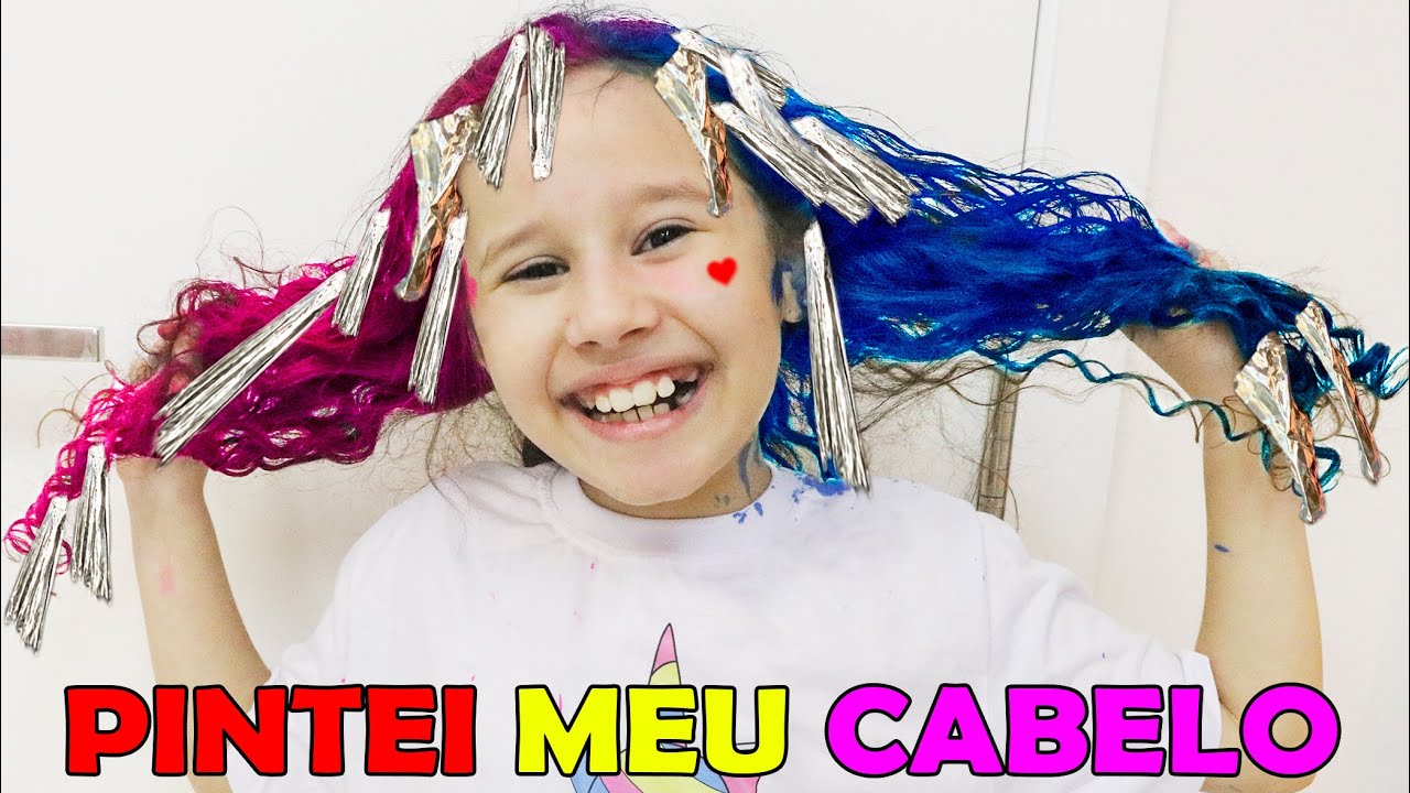 PINTEI MEU CABELO DE VERDADE!!? - VALENTINA PONTES