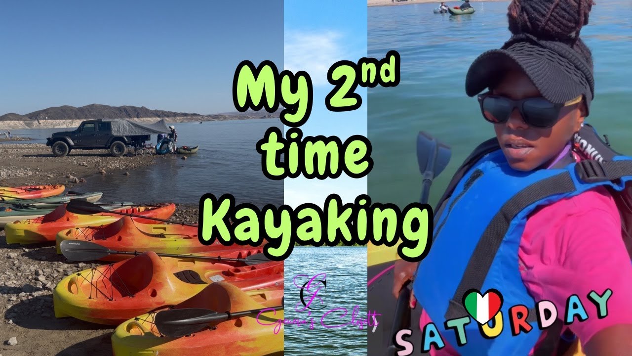 Kayaking 101 to Water Action: Lake Mead Adventure Part 2! 🚣‍♀️