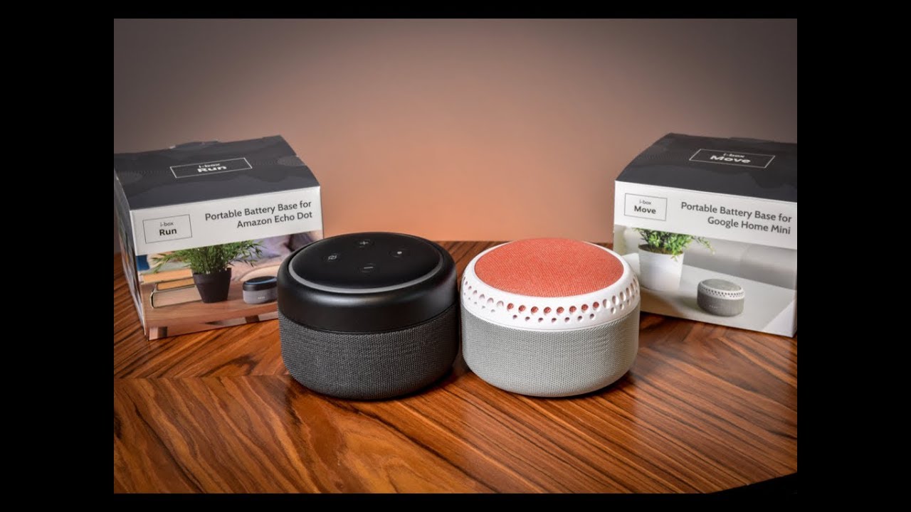Take Your Amazon Echo Dot 3rd Gen & Google Home Mini Anywhere Wireless!