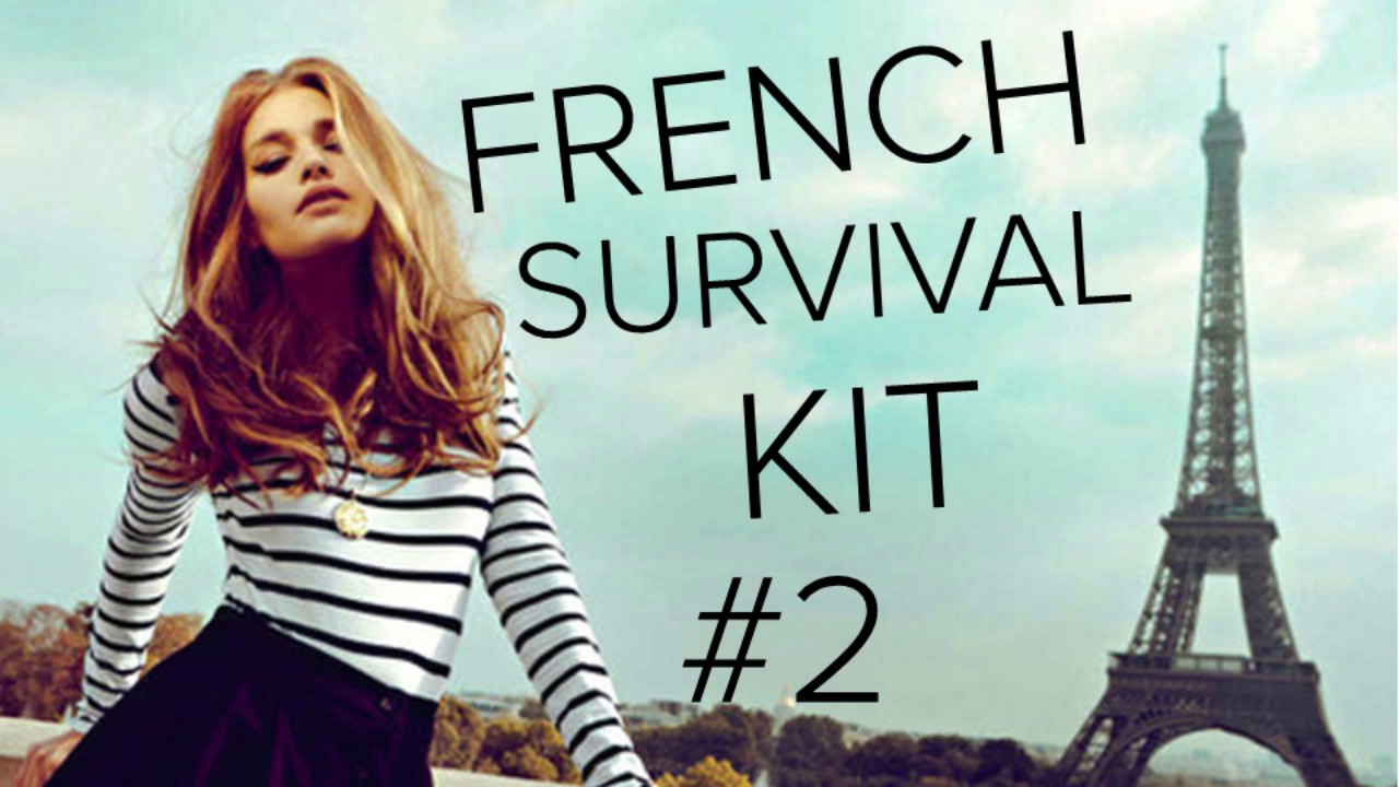 French survival kit, useful french phrases