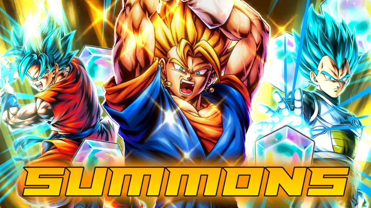 A LENDÁRIA SUMMON NO LEGEND SUPER VEGETTO E GOKU E VEGETA BLUE - DB LEGENDS - 