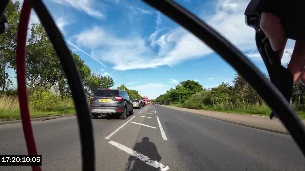 Filtering - Passed around 50 vehicles stuck in a long queue