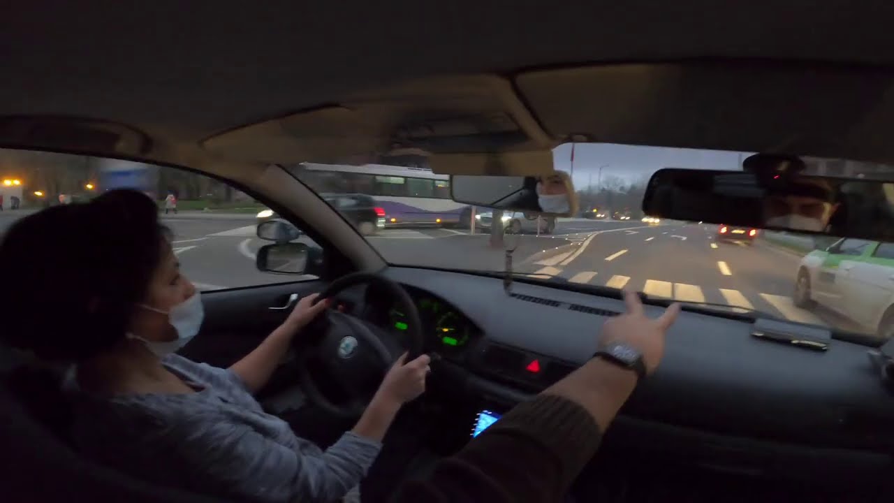 Live in trafic - noaptea - Flavia prima dată în trafic