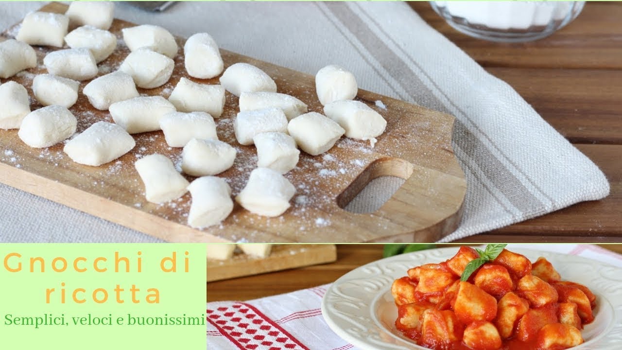 Gnocchi di ricotta - Semplici, veloci e buonissimi
