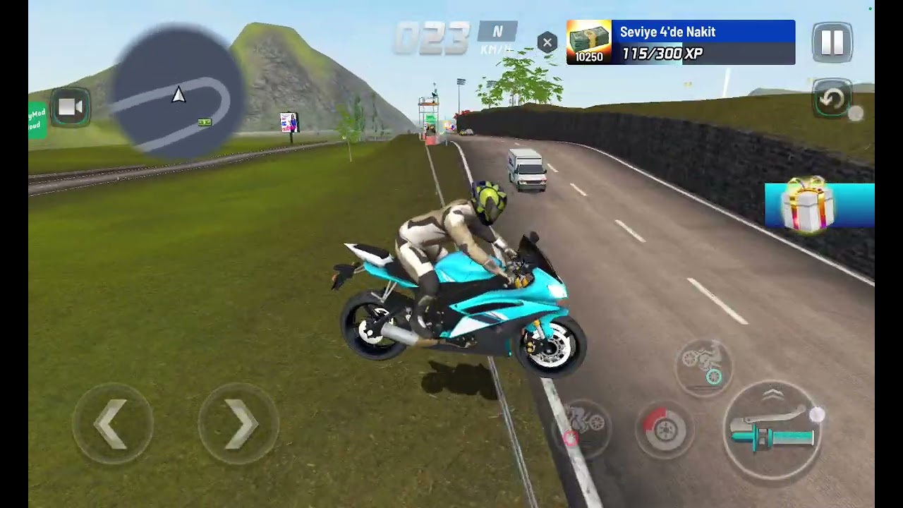 Motor oyunu oynuyorum 