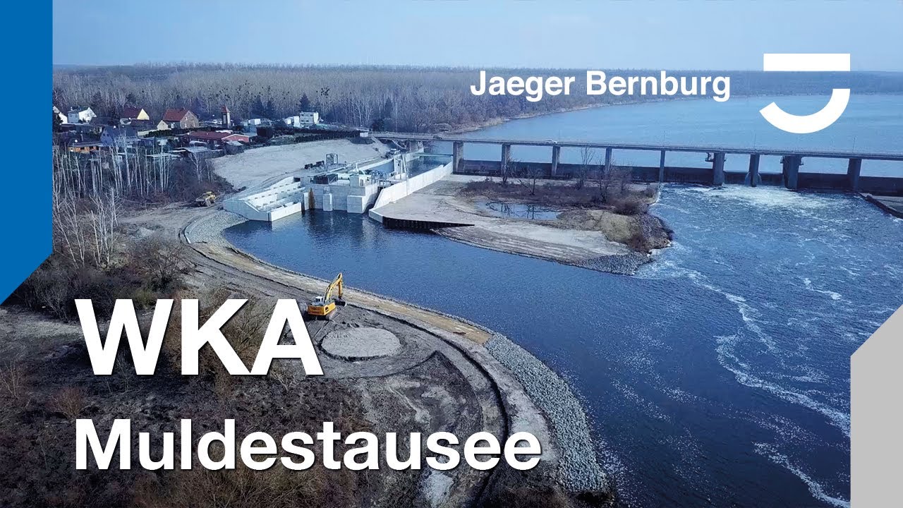 Wasserkraftanlage am Muldestausee | Jaeger Bernburg