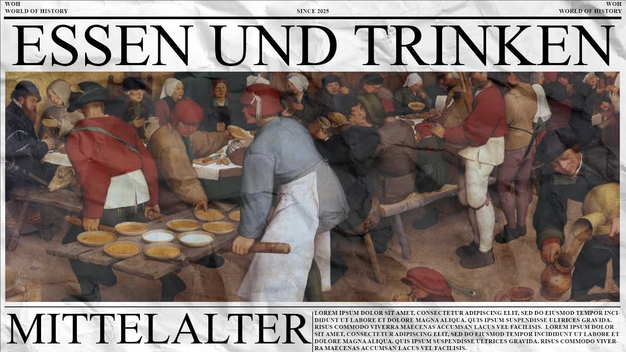 Essen und Trinken im Mittelalter | Kostenlos Geschichtsdoku