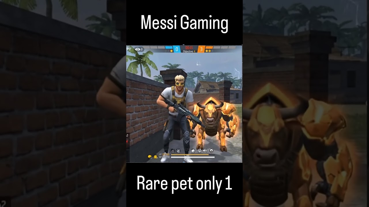 ⚡ rage horn pet power in free fire – only Messi gaming fans have this 💥
