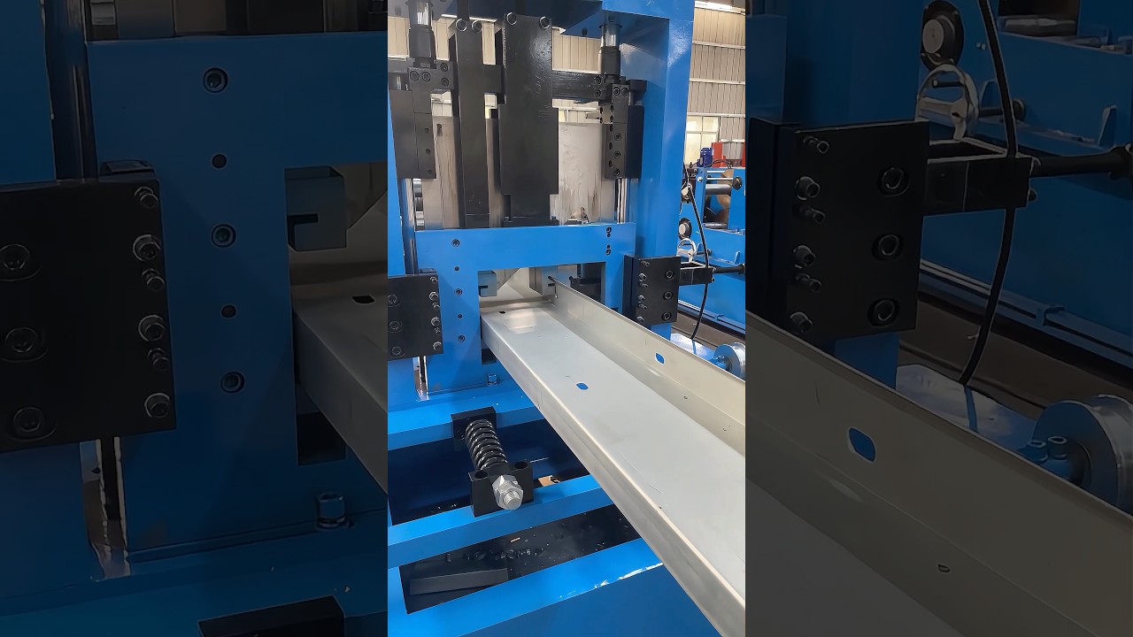 Automatic C/Z Purlin Roll Forming Machine #rollformingmachine #metalforming