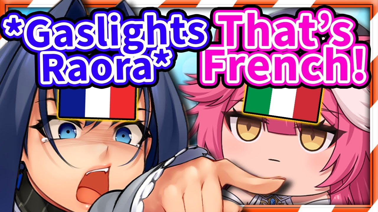 Kronii Gaslights Raora into Believing That Italian is French 【HololiveEN】