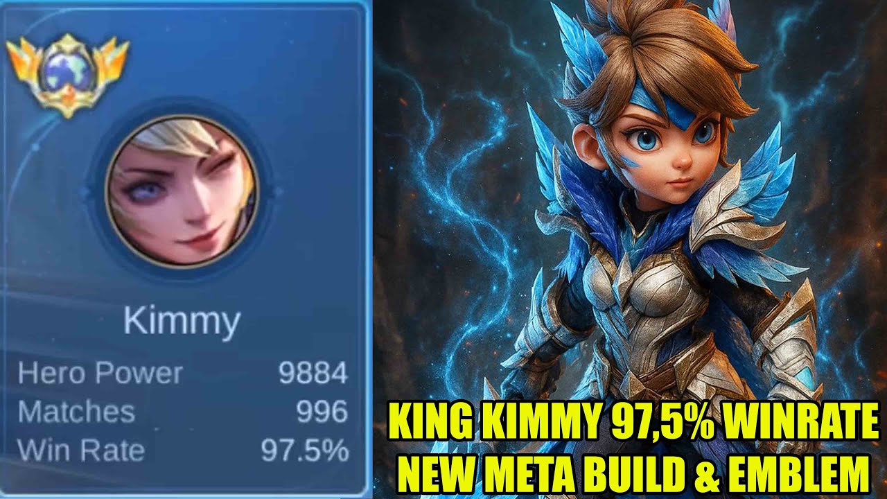 Hero paling meta bisa bikin 250x winstreak tanpa kalah - top global kimmy 97,5% winrate