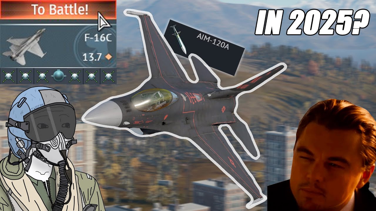 OLD TOPTIER JET F-16C IN 2025? | War Thunder