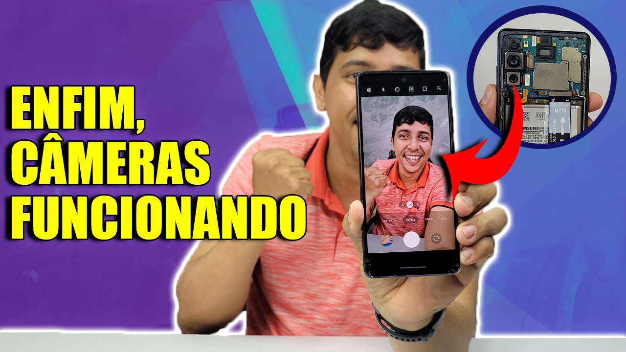 Finalmente consegui RESOLVER o PROBLEMA das Câmeras do meu Galaxy S20 FE!