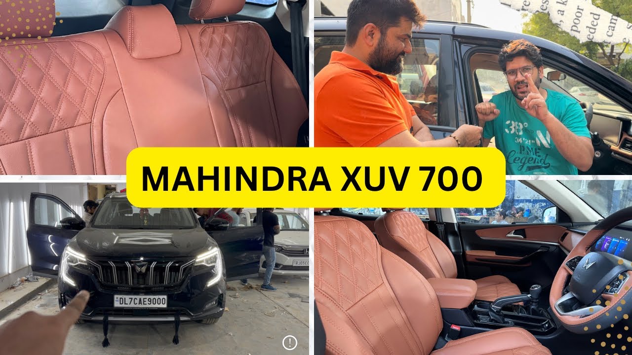 Mahindra XUV 700 Interior Modification with Premium Pegasus Art Leather |Xuv 700 accessories