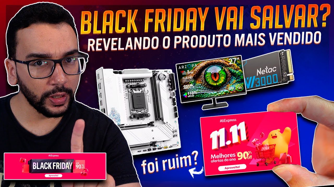 11.11 AliExpress FLOPOU? Veja a Lista com SURPRESA e BLACK FRIDAY Chegando!