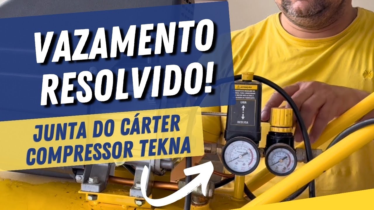 O Jeito Certo de Trocar a Junta do Cárter do Compressor Tekna