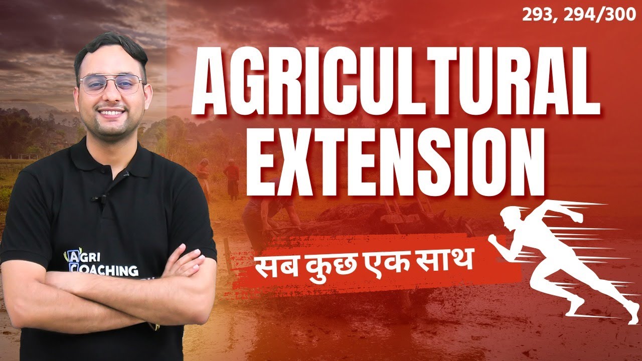 Agricultural Extension Marathon Class | Full Syllabus + PYQs | Crack UP-AGTA 2025!
