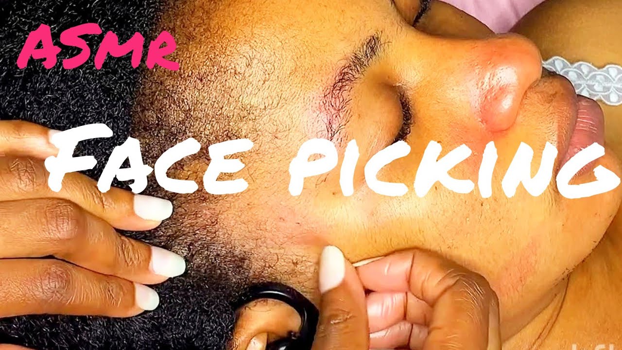 ASMR | ATTENTIVE FACE NITPICKING WHITEHEADS | SLEEP 💤