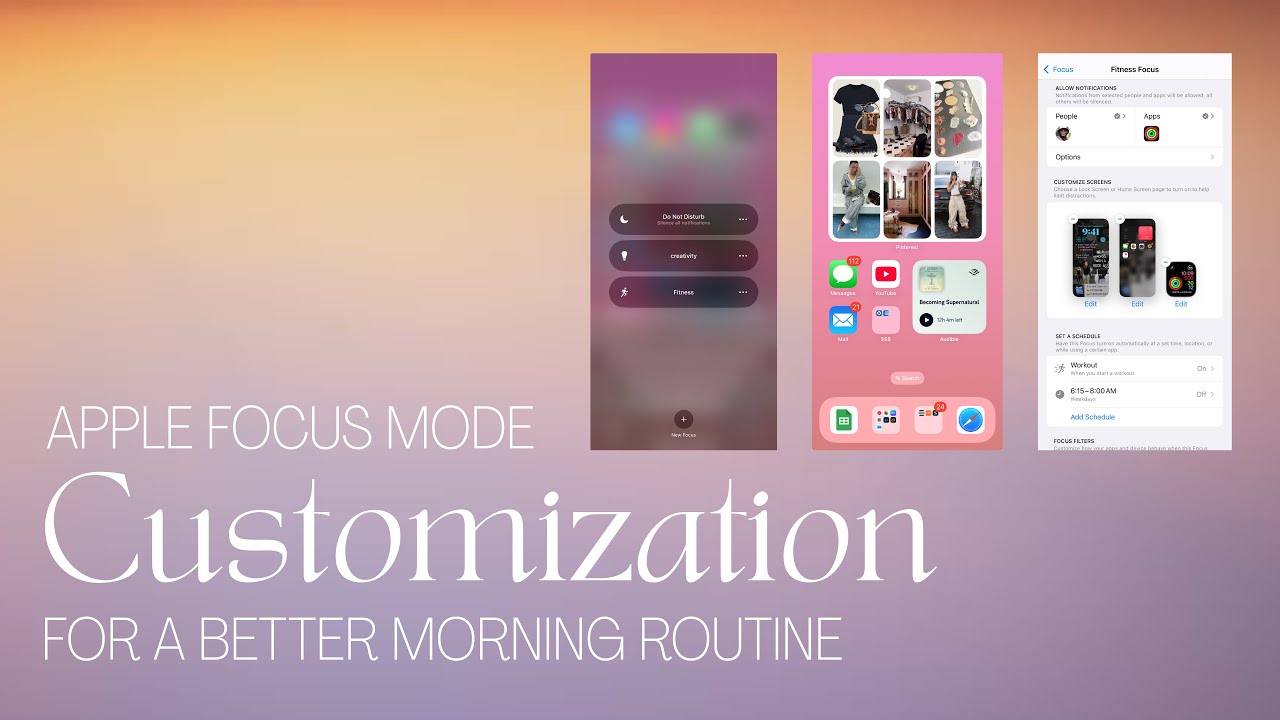 customize your Do Not Disturb & phone screens | improve screentime | iPhone Focus & Widgets tutorial
