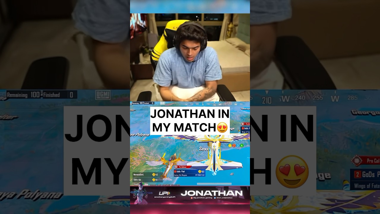 @JONATHANGAMINGYT IN MỸ MATCH 😍 #bgmishorts#1v4shorts #pubgmobile  #viralshorts #bgmi #ytshort