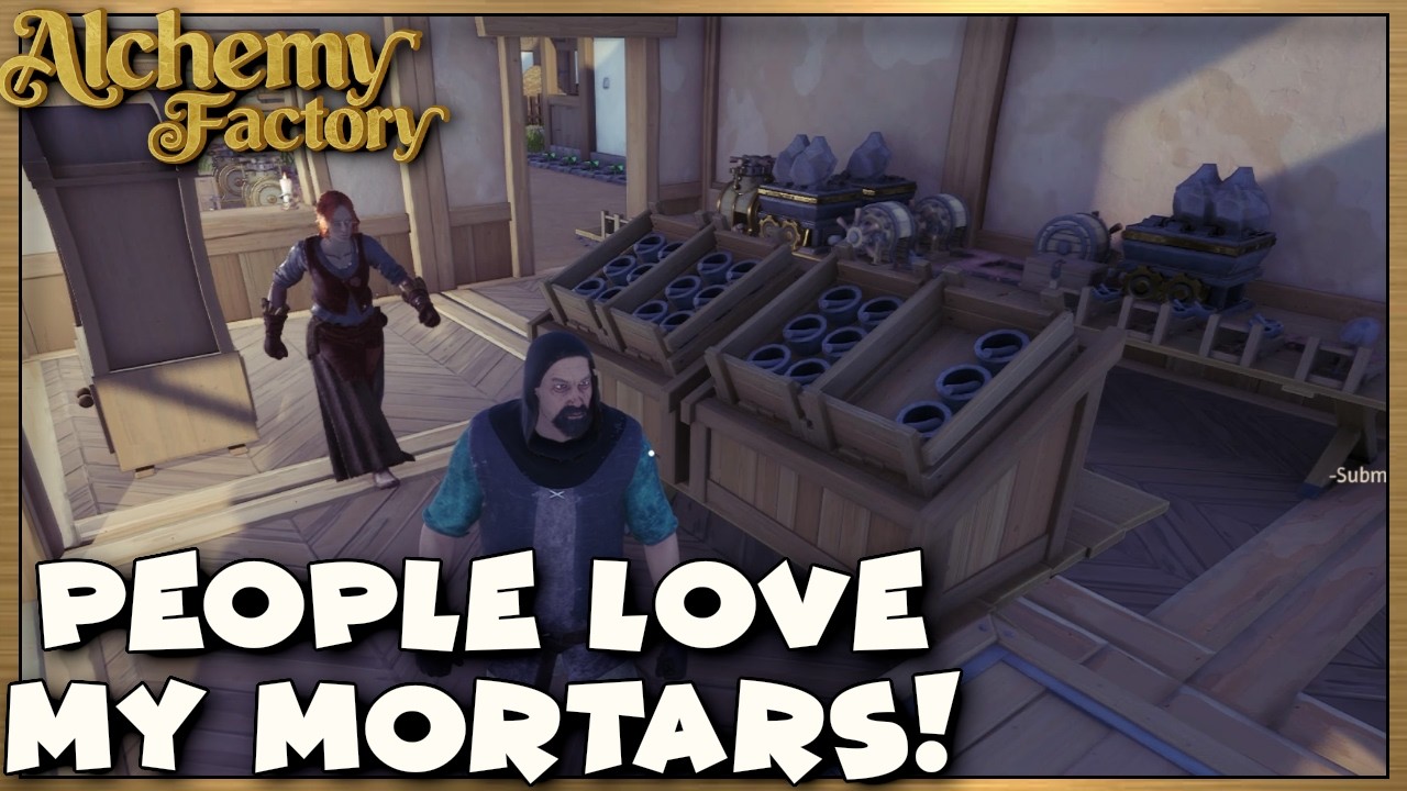 Alchemy Factory | I made a automatic restocking mortar shop!