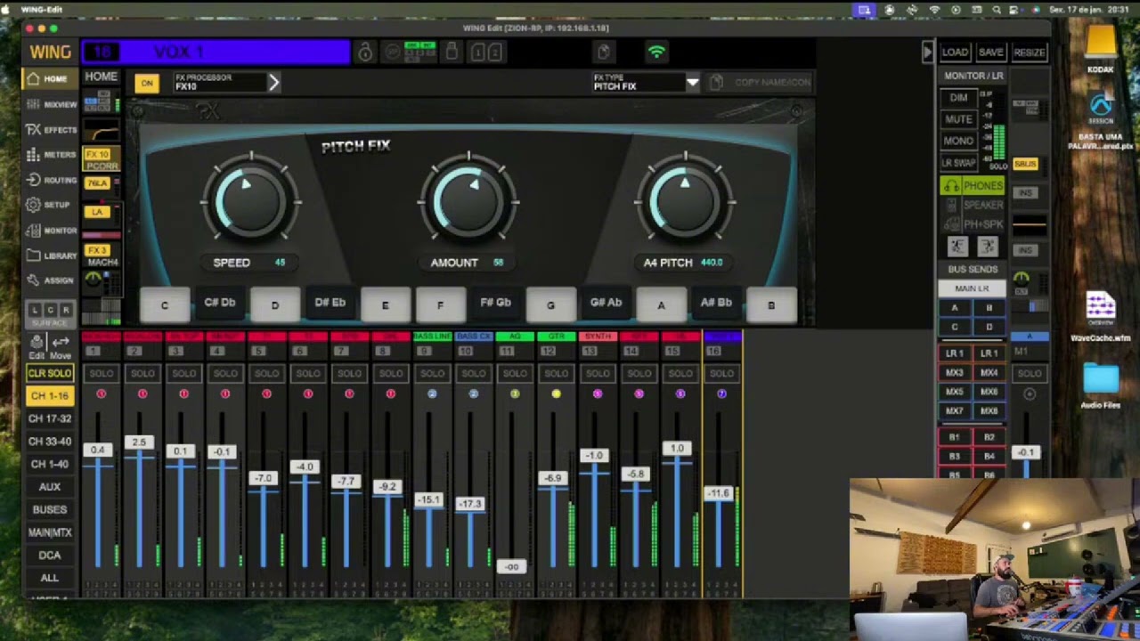 Mixagem na Behringer WING: Como destacar a voz em uma mixagem #behringer #mixer #mixagem #audio