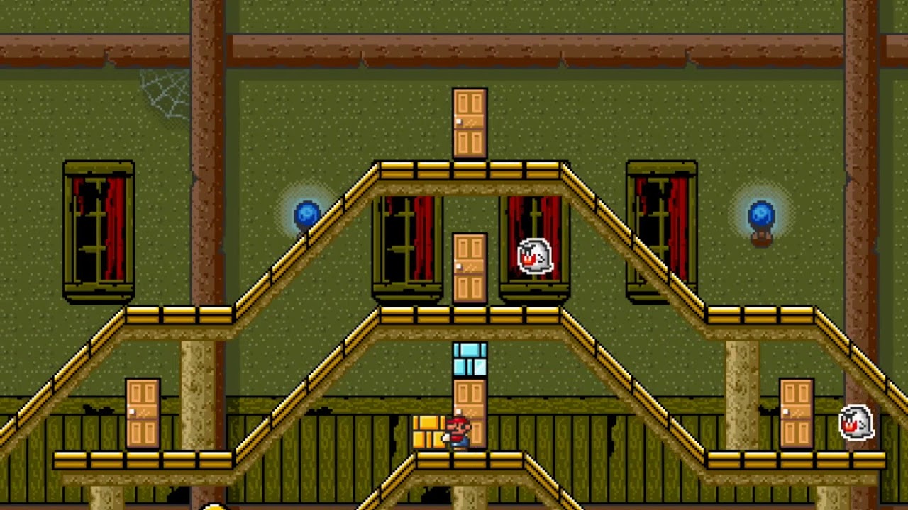 Super Mario Bros. X (SMBX) Custom Level - Doors O' Plenty (e-4)