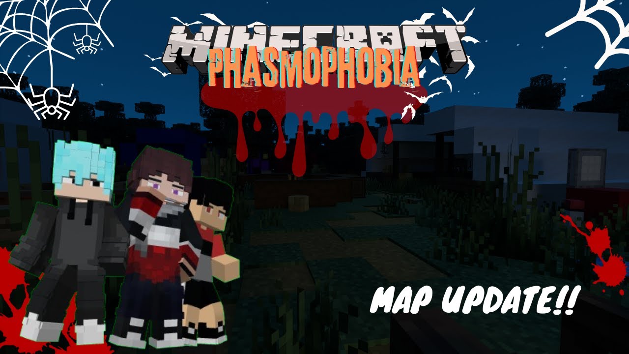 TRIO LAWAK MAIN PHASMOPHOBIA!! | Minecraft Map Horror Phasmophobia Update 4.5 | 5