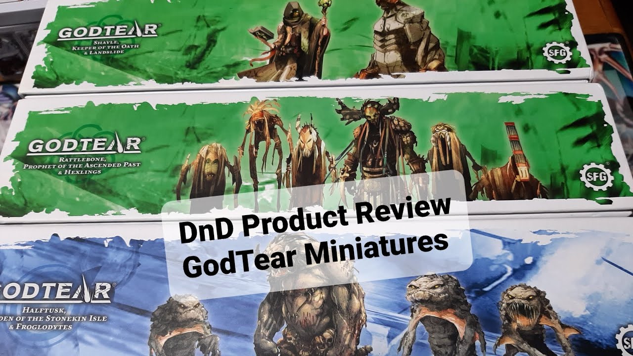 Обзор продукции D&D от GodTear Miniatures