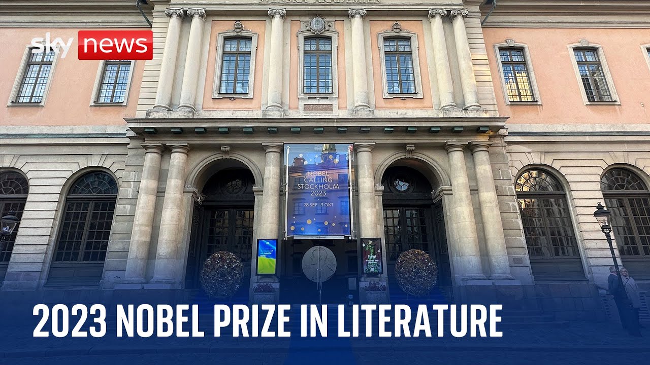 2023 Nobel Prize in literature announcement