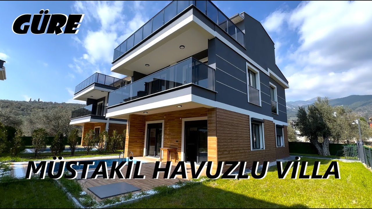 YOKSA BU VİLLA YENİ EVİNİZ Mİ ? BALIKESİR EDREMİT GÜRE'DE SİTE TARZI 5+1 SATILIK HAVUZLU VİLLA