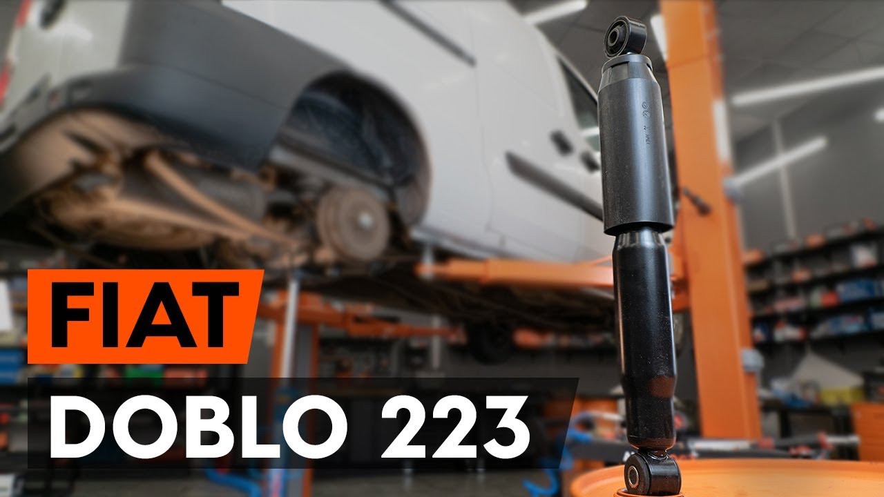 Come sostituire ammortizzatori posteriori su FIAT DOBLO 1 (223) [VIDEO TUTORIAL DI AUTODOC]