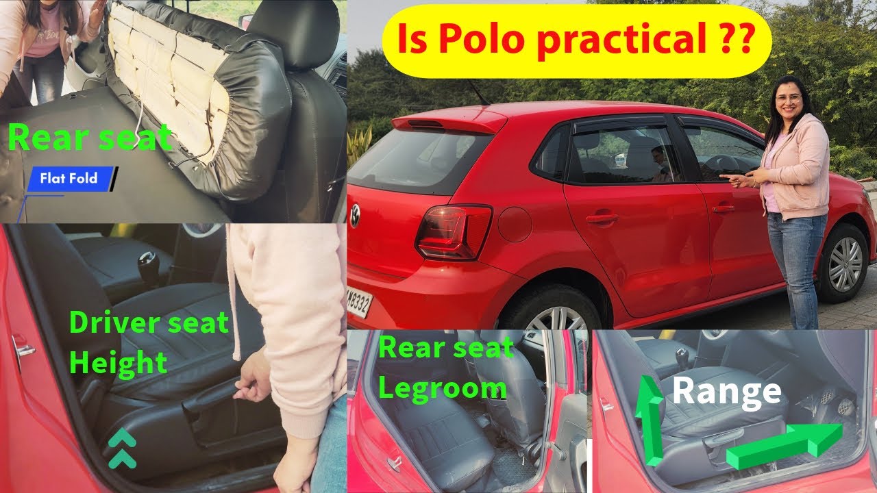 VW Polo 2020 Trendline seats adjustment practicality video