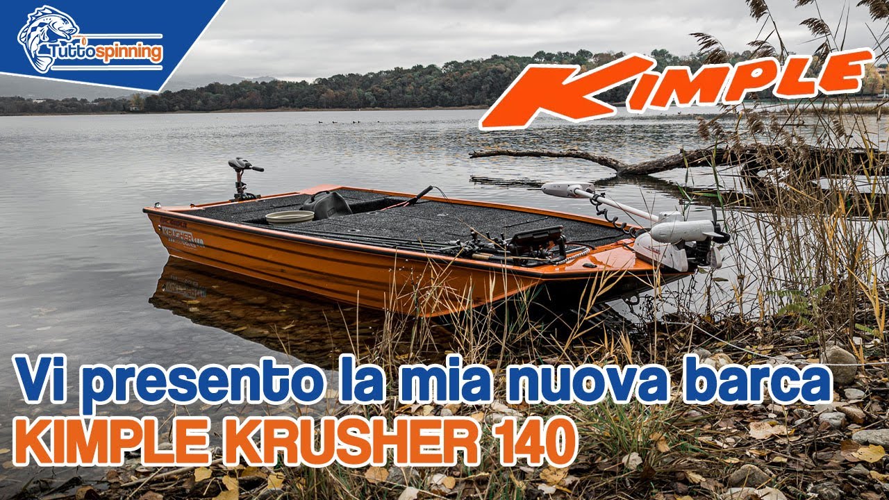Ho comprato una nuova BASS BOAT 🚤 KIMPLE KRUSHER 140 by BPK
