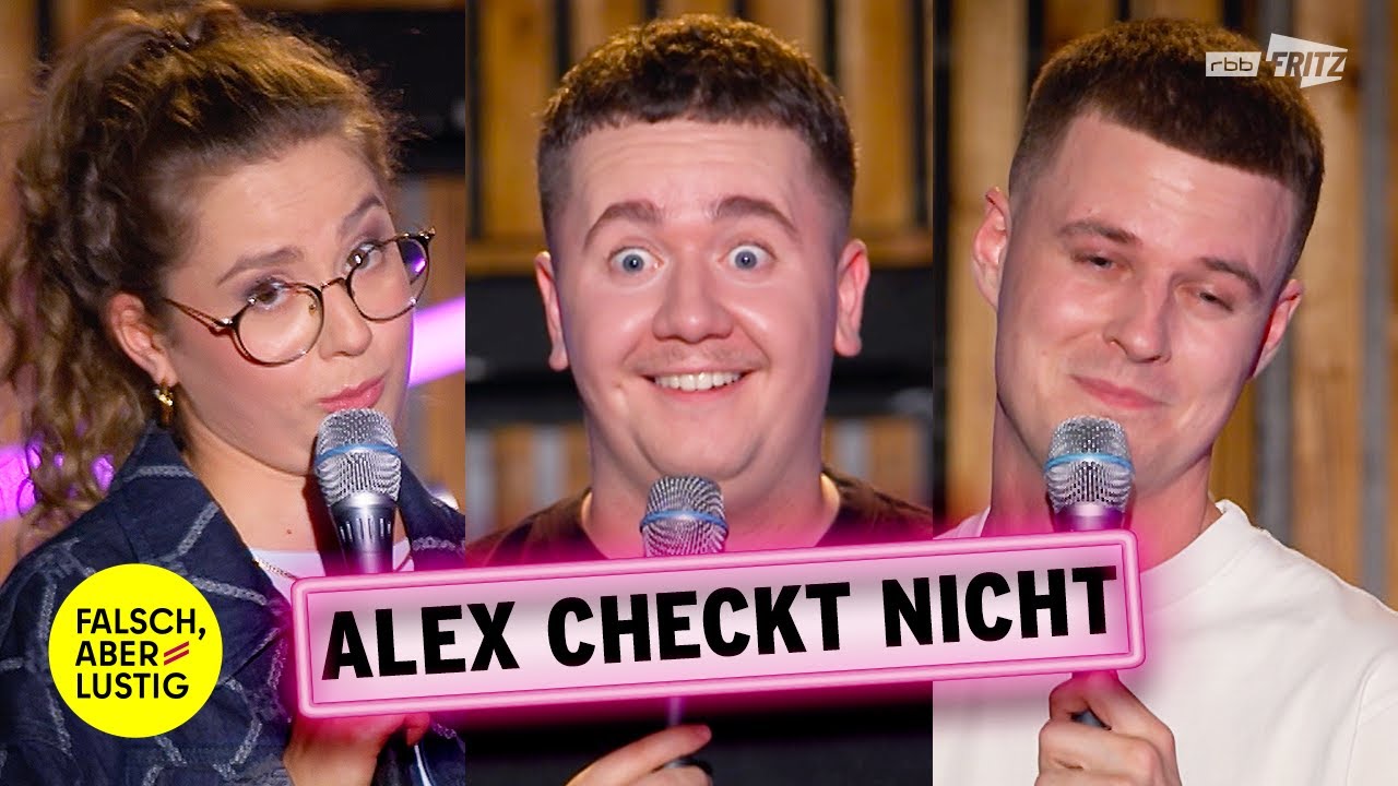 Alex Stoldt ist komplett lost | falsch, aber lustig | Simon Mann, Florentine Osche, Moritz Neumeier