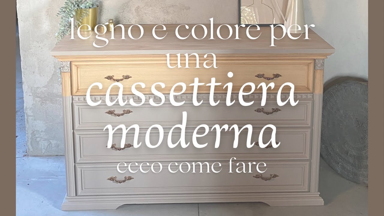 Nuovo stile moderno per cassettiera e comodini