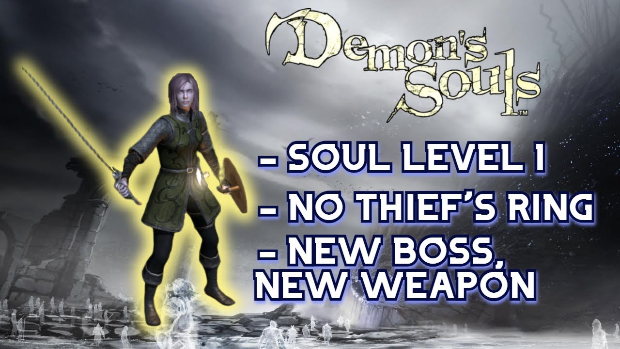 Beating Demon's Souls at SL1 With Different Weapons!