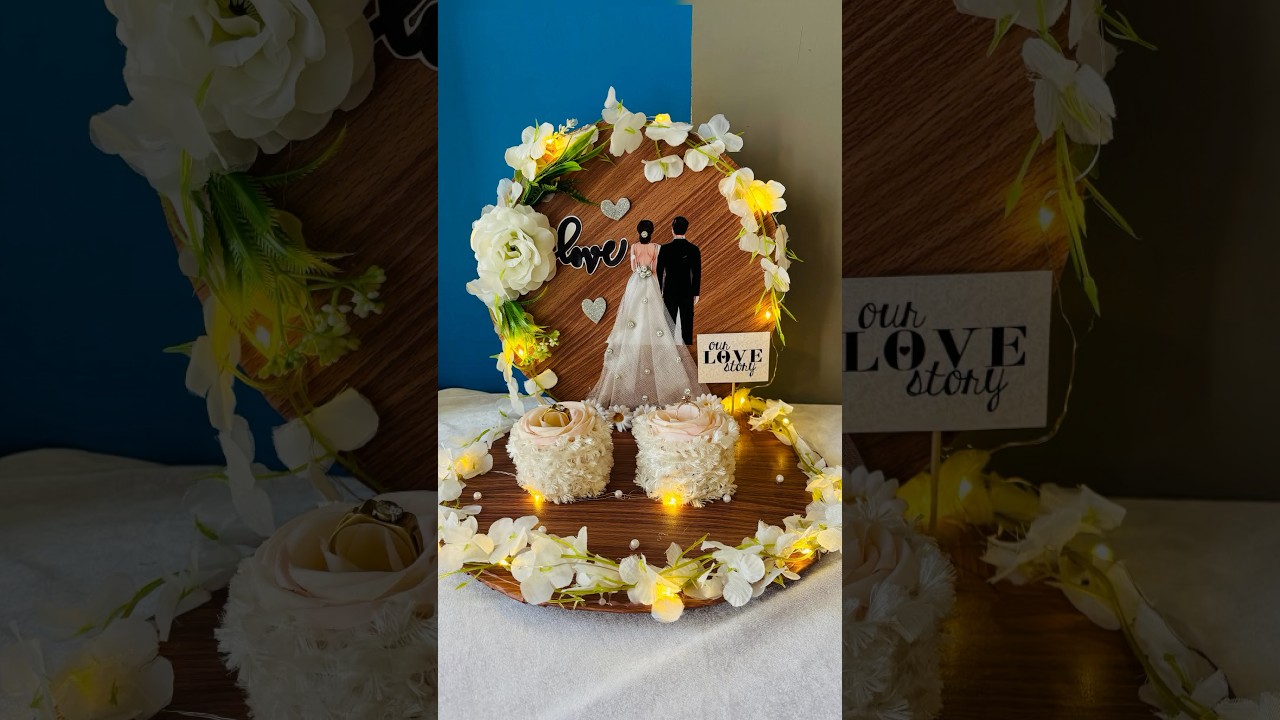 DIY Wedding Ring Holder | Romantic Handmade Decor for Your Special Day 