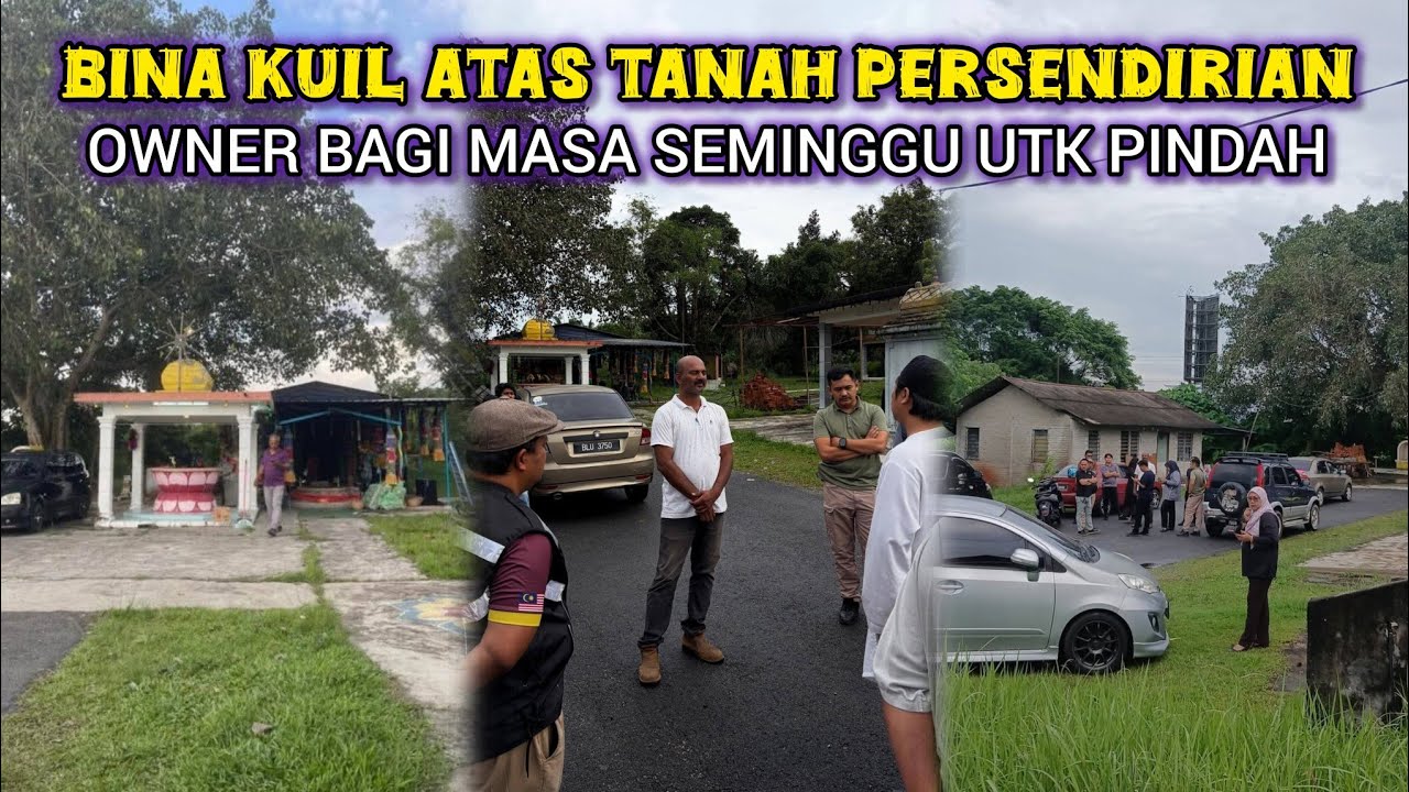 PESARA TERKEJUT KUIL DIBINA TANPA IZIN ATAS TANAH PERSENDIRIAN, DIBERI NOTIS SEMINGGU UNTUK ROBOH