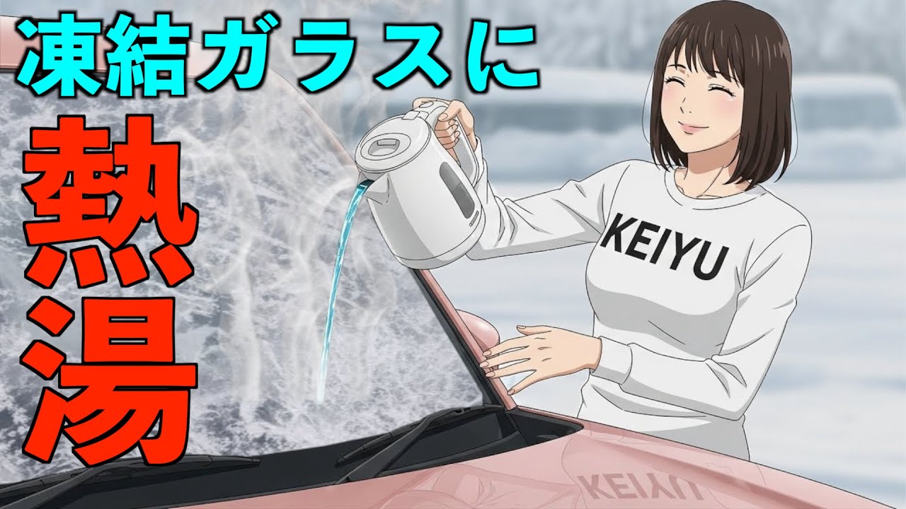 AI架空アニメ「頭文字Ｔ（凍結フロントガラスに熱湯）」主題歌~溶かすなら熱湯だろうよ~