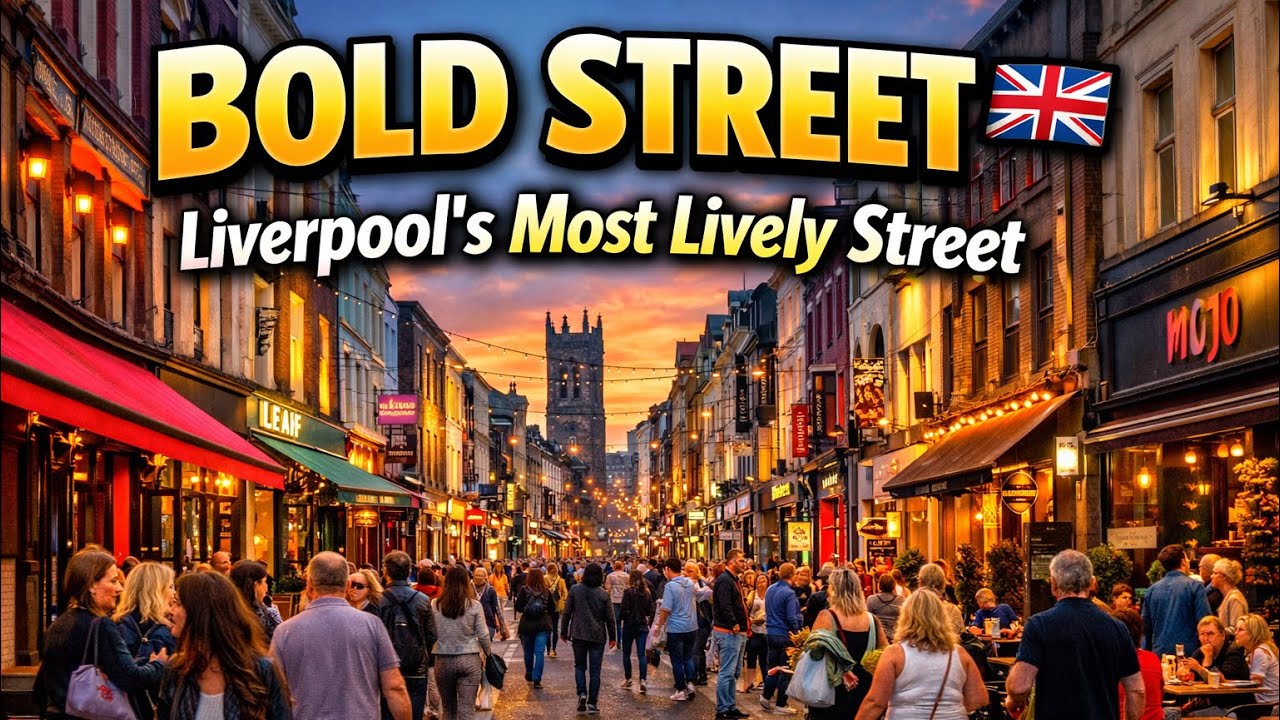 A Walk on Bold Street  #BoldStreet #UKVlog #TravelUK #CityWalk #LiverpoolLife #StreetVlog #England