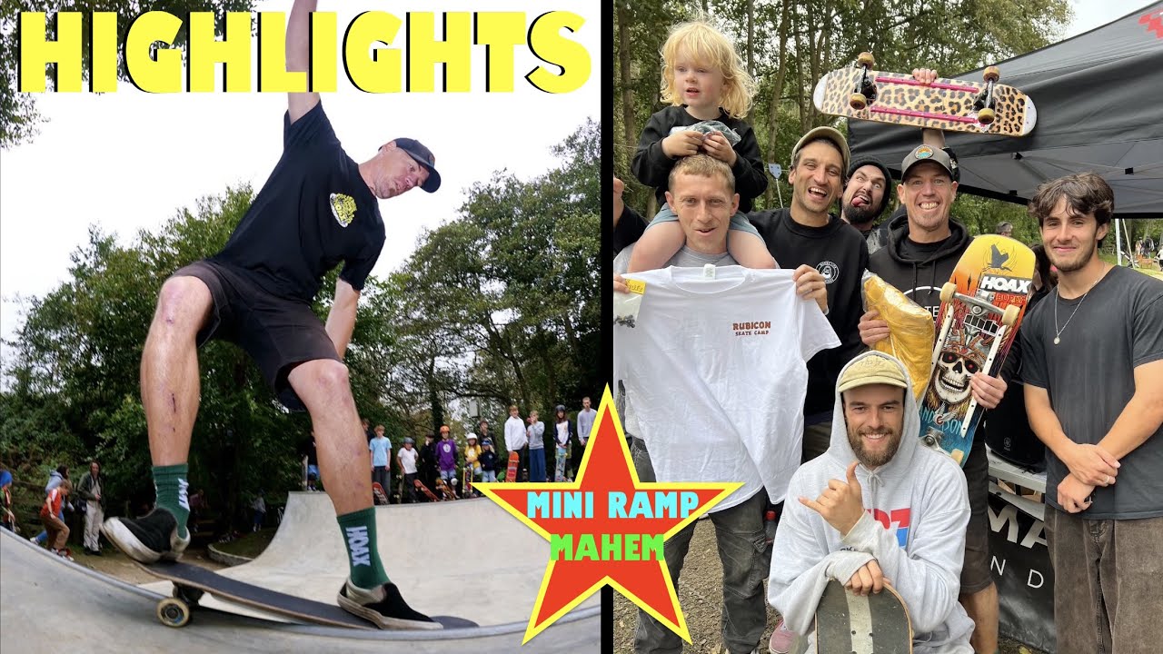 Mini Ramp Skate Jam Highlights: St Erth 2023, Cornwall